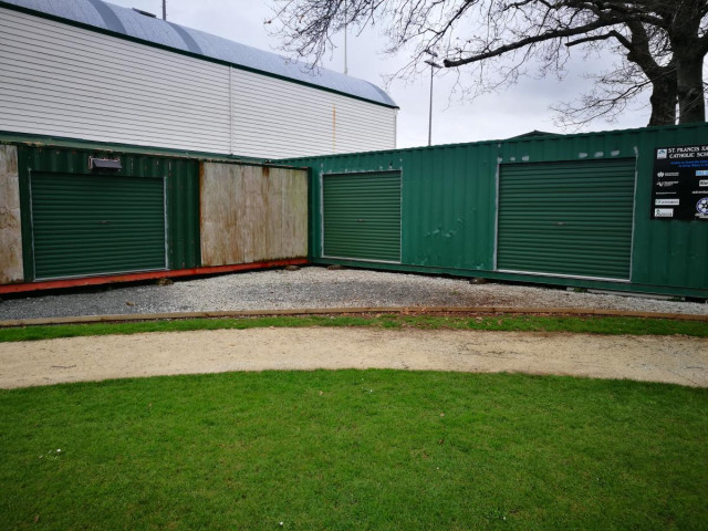 Container roller doors