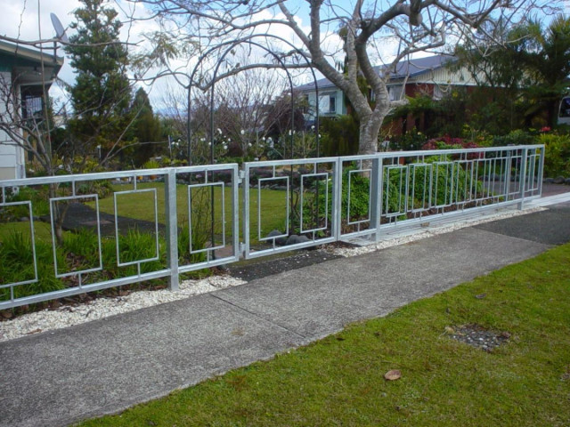 Custom designed fence panels