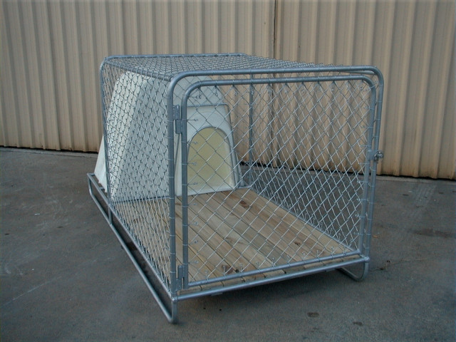 Single dog kennel and run